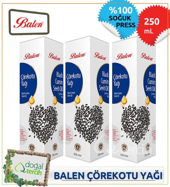 Balen Çörekotu Yağı 250 ml