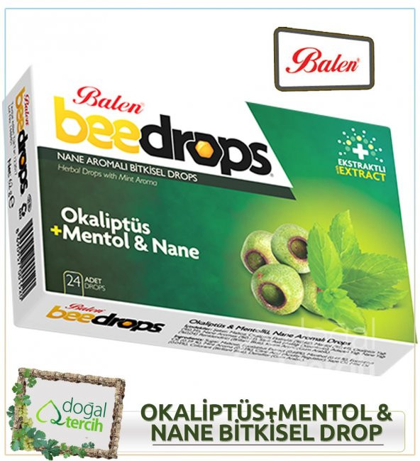 Balen Okaliptüs & Mentollü Nane Aromalı Drops ürün görseli