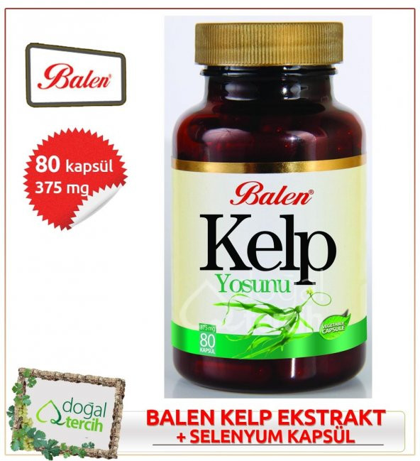 Balen Kelp Yosunu Ekstraktı & Selenyum 60 Kapsül