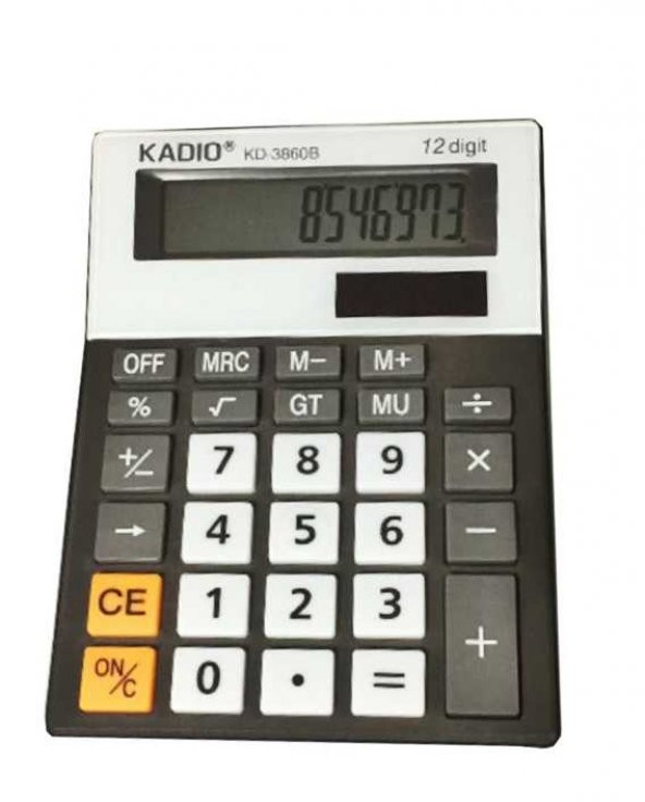 Kadıo Ofis Masaüstü Hesap Makinesi KD-3860B