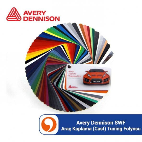 Avery Dennison SWF Araç Kaplama Cast Tuning Folyosu - Parlak Sarı (CB1430001) - 1