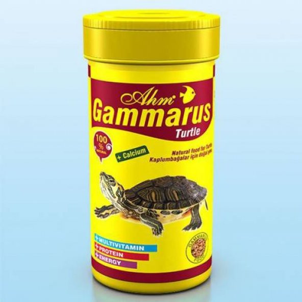 Ahm Gammarus Turtle Food 250 ml.Skt: 01/2026