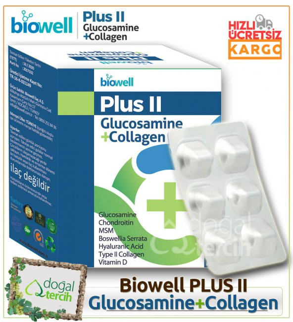 Biowell Plus II Glucosamine Chondroitin MSM + Collagen