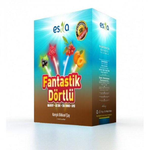 Esila Fantastik 4 lü Dörtlü Form Bitki Çayı