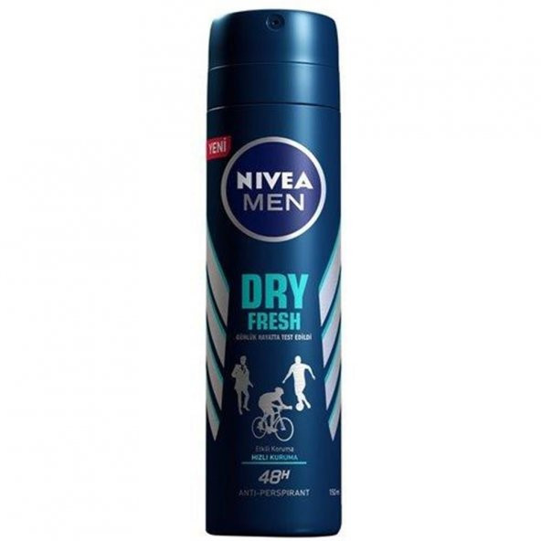Nıvea Deodorant Men Dry Fresh Hızlı Kuruma 150ml