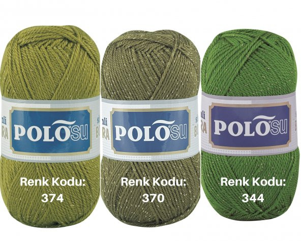 Polosu Simli Patiklik İplik, Simli Lüks Patiklik El Örgü İpi - 3