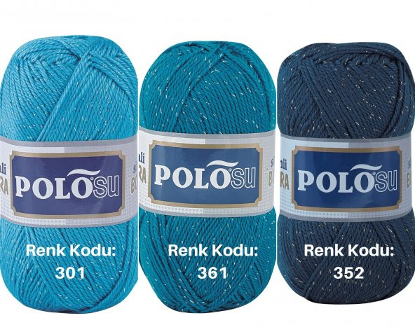 Polosu Simli Patiklik İplik, Simli Lüks Patiklik El Örgü İpi - 5