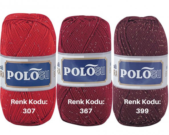 Polosu Simli Patiklik İplik, Simli Lüks Patiklik El Örgü İpi - 6