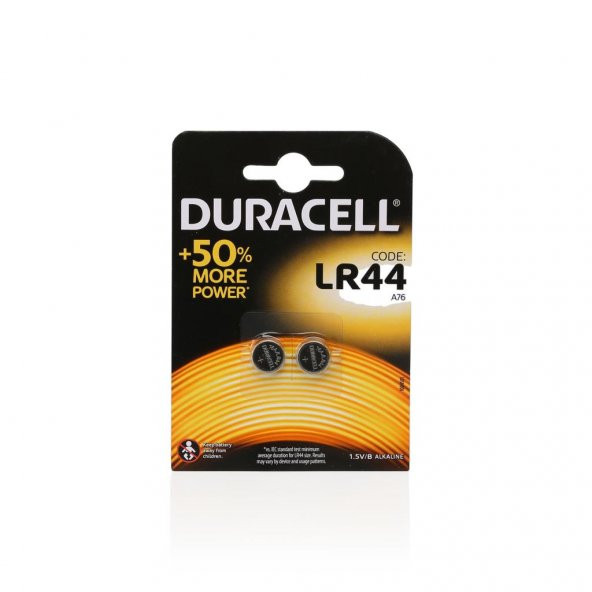 DURACELL LR44/AG13 PİL 2Lİ