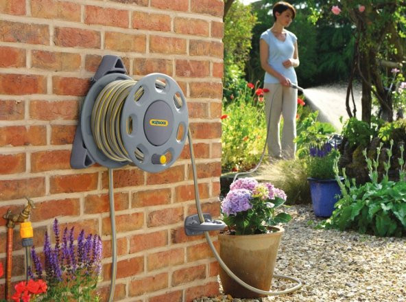 Hozelock 2422H Hortum Makarası Duvara Monte 15 M Hortumlu - 2