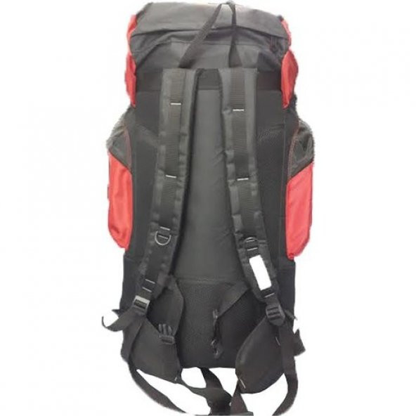 Cakard 95+10 Litre Profesyonel Dağcı Sırt Çantası Kırmızı - 4
