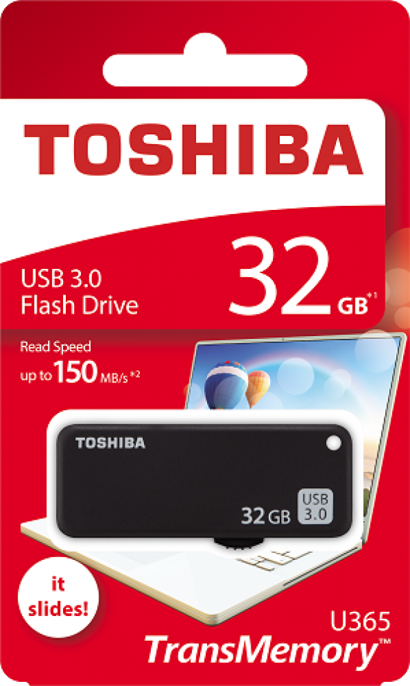 TOSHIBA 32GB USB 3.0 (Siyah)