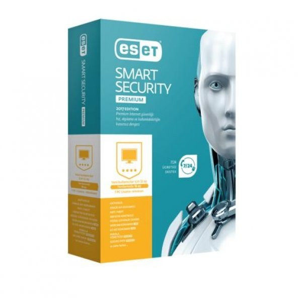 Eset Smart Security Premium V10 - 3 Kullanıcı Kutu ESS3