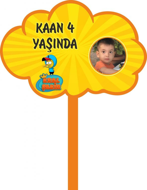 Kişiye Özel Kral Şakir Fotoğraf Çektirme Çubuğu