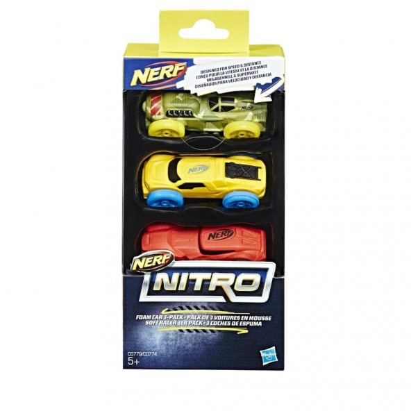 Nerf Nitro Araba 3lü Paket C0779