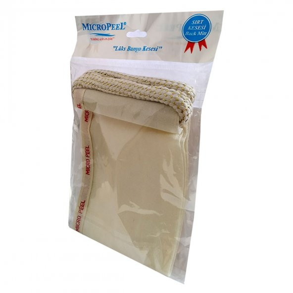 Micro Peel İpek Sırt Kesesi Beyaz 12X70 - 2