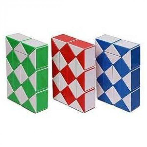 Sihirli Yılan Zeka Küpü 36 Dilimli Snake Magic Rubik Küp