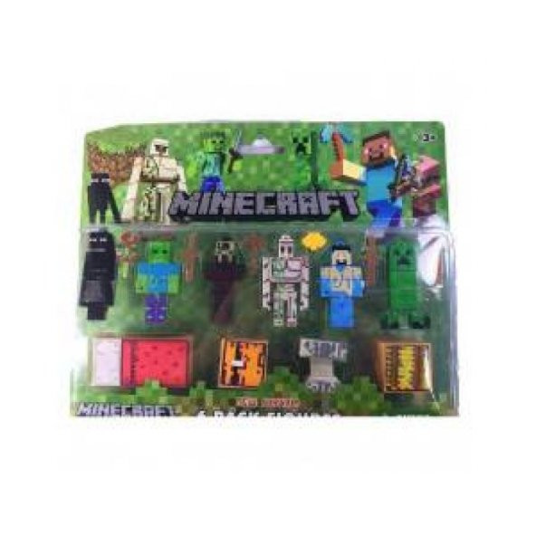 Minecraft 6lı Figür 16 Parça Set