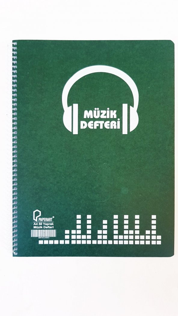 Paperart Sipralli Müzik Defteri A4 50 Yp