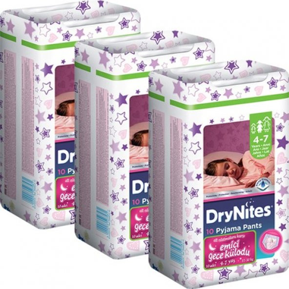Huggies Dry Nites Gece Külodu Kız Large Beden 3 Adet