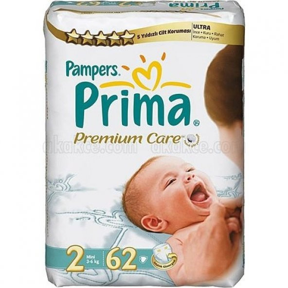 Prima Premium Care 2 Beden Mini İkiz Paket 62Li
