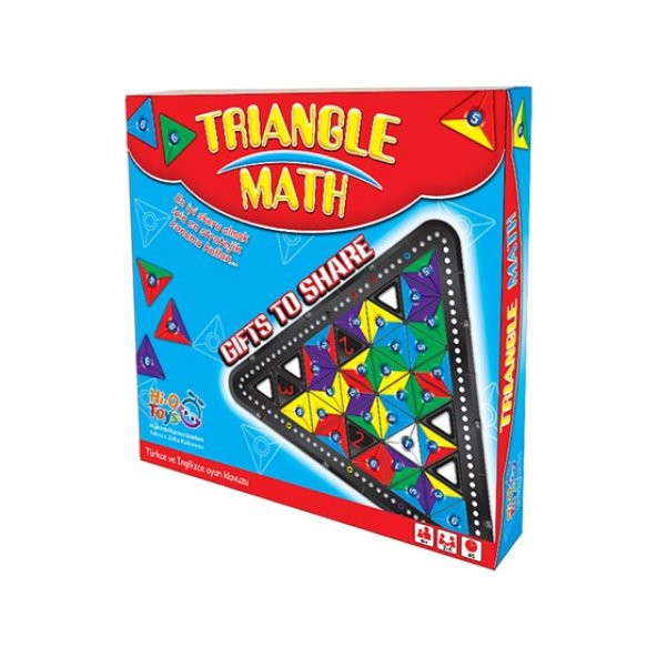 Hi-Q Toys Triangle Math (Üçgen Matematik) - Zeka Oyunu