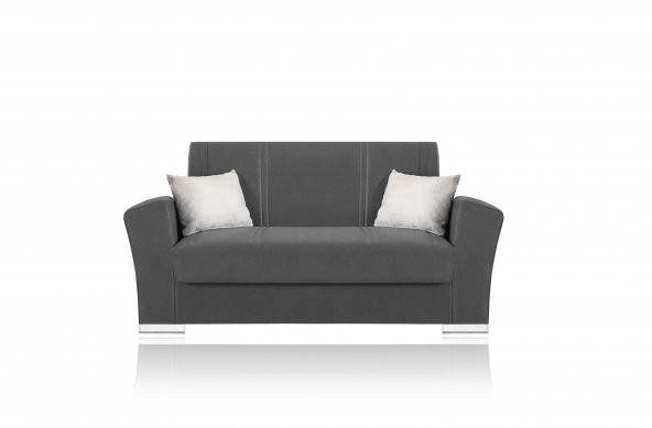 Dora 2'li Kanepe - Füme (Sandıklı ve Yataklı)