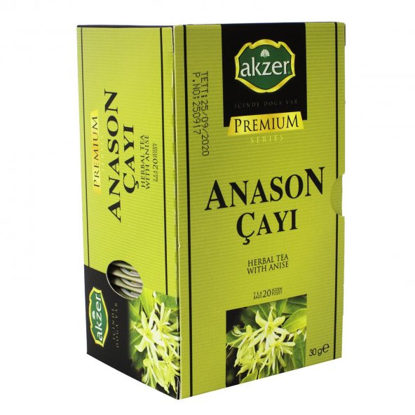 Akzer Premium anason Çayı 20 Poşet