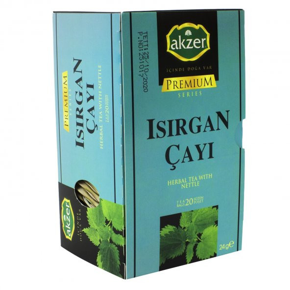 Akzer Premium Isırgan Çayı 20 Poşet