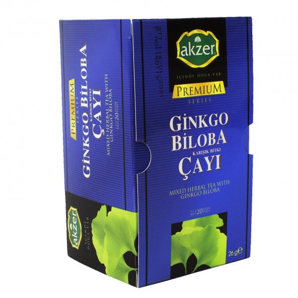 Akzer Premium Ginkgo Biloba Karışık Bitki Çayı 20 Poşet
