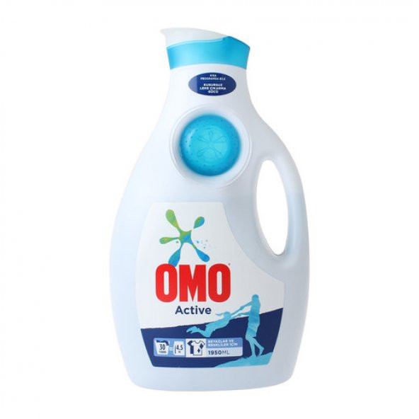 Omo Sıvı Deterjan Active 1950 ml 30 Yıkama