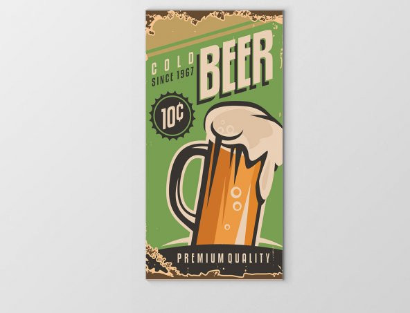 Bira Reklam Afişi Tablosu