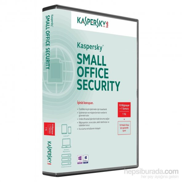 Kaspersky Small Office Security 6.0 (1 Server + 10 PC + 10 MD) 1 YIL