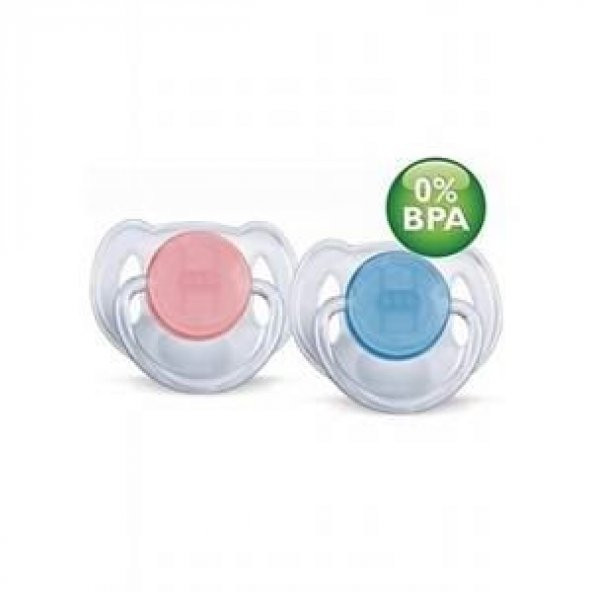 AVENT 0 BPA Yalanci Emzik 0-6 ay Şeffaf 2li