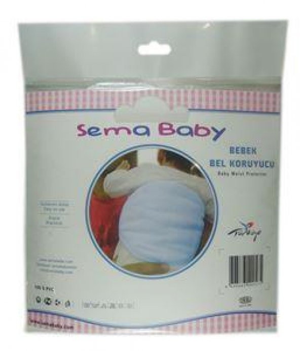 Sema Baby Bebek Bel koruyucu - Beyaz