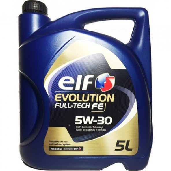 Elf Evolution Fulltech Fe 5w30 5 Litre Motor Yağı ''''ÜRT:2019'