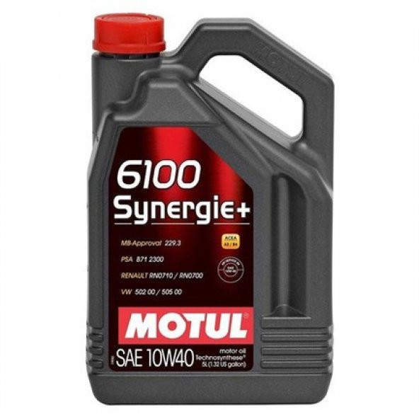 MOTUL 6100 Synergie + 10W40 5 LT Motor Yağı ÜRT:2018