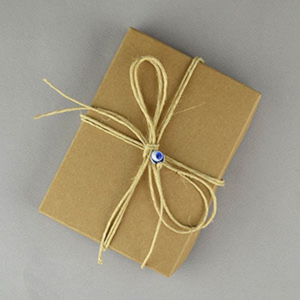 ASKILI DEKORATİF NAZAR BONCUĞU KRAFT KUTUSUNDA - 3