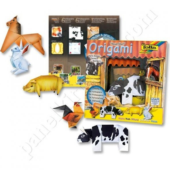folio Origami Puzzle 3 Boyutlu Çiftlik Hayvanları