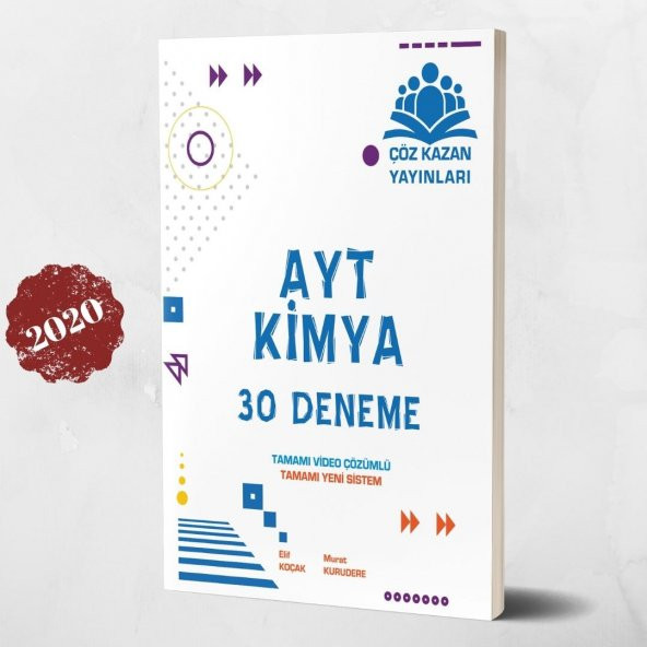 Çöz Kazan Yayınları AYT Kimya 30 Deneme