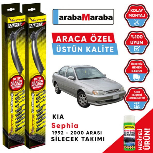 KIA Sephia I 1992 2000 Arası Silecek Takımı - 1