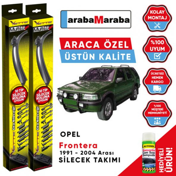 OPEL Frontera 1991 2004 Arası Silecek Takımı