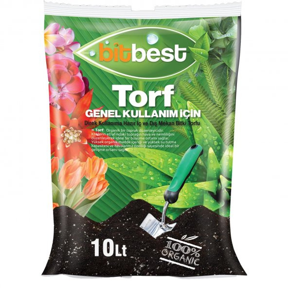 Bitbest 10Lt Bitki ve Saksı Toprağı TorFu ( Torf Humus Leonardit )