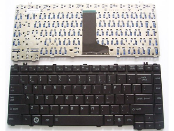 Toshiba Satellite M300 Siyah Notebook Klavye (TR) Q Tuş Dizilimli Klavye