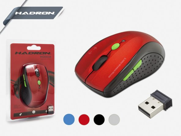 Hadron HD5638 USB 2.4 Ghz Kablosuz Ayarlı Mouse