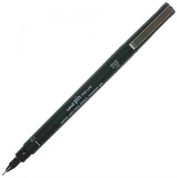 Uni-Ball Çizim Kalemi Akrilik Uçlu Fine Line Pin 0.1 mm Siyah