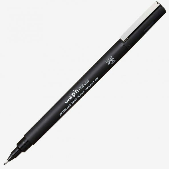 Uni-Ball Çizim Kalemi Akrilik Uçlu Fine Line Pin 0.5 mm Siyah