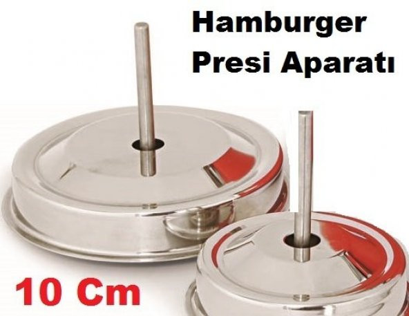 Hamburger Köfte Presi Basma Şekillendirme 10Cm Yedek Aparat