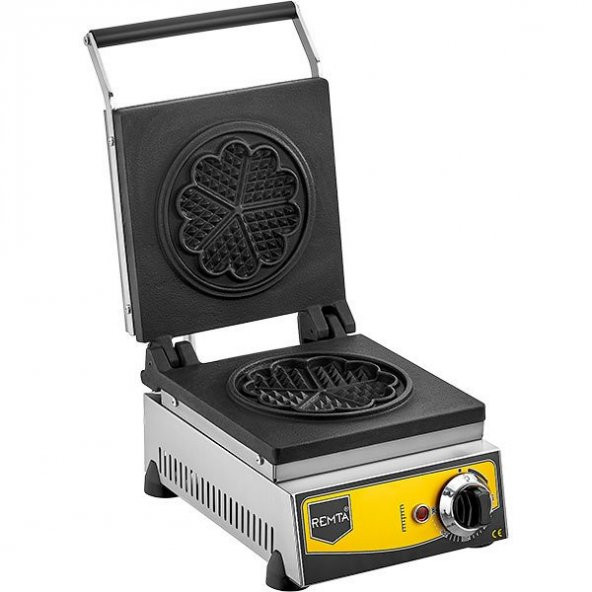 Remta Yonca Şekilli Waffle Makinası 16 Cm Döküm Sanayi Tipi