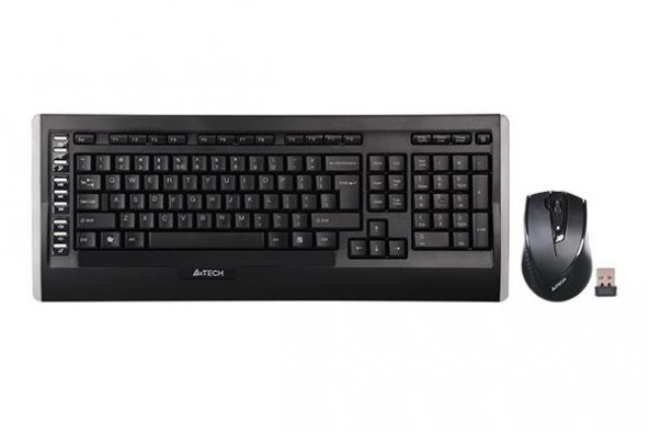 A4 Tech 9300f Kablosuz Mm F Klavye Mouse Set Siyah - 5
